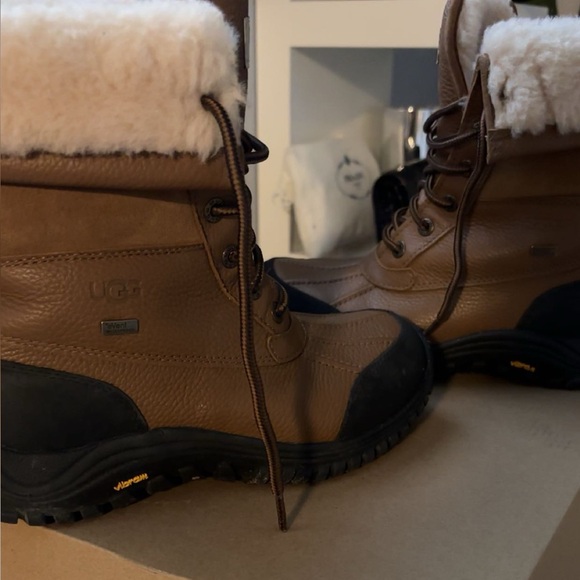 UGG Tan and Black Ankle Boots - Picture 7 of 7